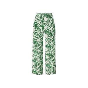 esmara® Dámské letní kalhoty (34, zelená/béžová)
