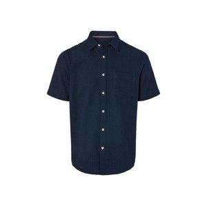 LIVERGY® Pánská volnočasová košile (S (37/38), navy modrá)