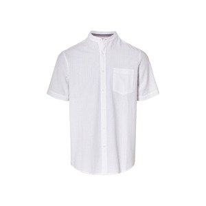 LIVERGY® Pánská volnočasová košile (S (37/38), bílá)