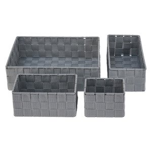 Livarno home Závěsný regál / Sada úložných košů / Organizér (organizér se 3 košíky)