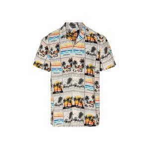 LIVERGY® Pánská volnočasová košile (S (37/38), palmy)
