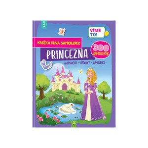 Dětská kniha se samolepkami (princezna)