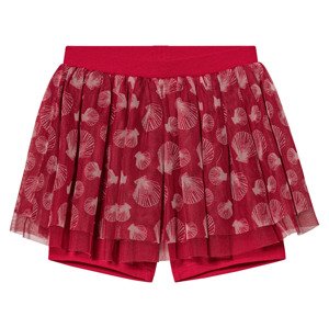 lupilu® Dívčí tylová sukně s cyklistickými legínami (122/128, červená)