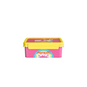 Svačinový box Prasátko Peppa (žlutá/růžová)
