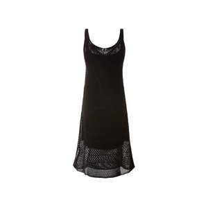 esmara® Dámské háčkované midi šaty (XS (32/34), černá)