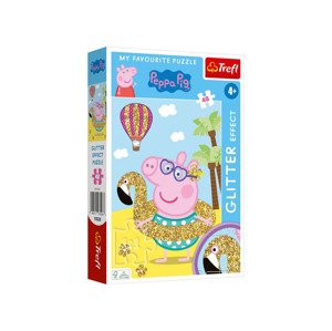 Trefl Puzzle Prasátko Peppa (třpytivý efekt)