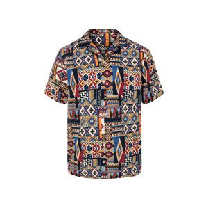 LIVERGY® Pánská volnočasová košile (S (37/38), vzorovaná/vicebarevná)