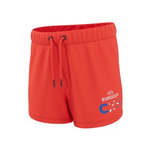 Dívčí teplákové šortky UEFA EURO 2024 (110/116, červená)