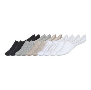 LIVERGY® Pánské nízké ponožky s BIO bavlnou, 5 párů (43/46, navy modrá / šedá / béžová / bílá )