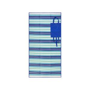 LIVARNO home Plážová podložka, 90 x 180 cm (modrá/zelená/bílá)