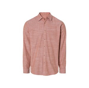 LIVERGY® Pánská košile "Regular Fit" (M (39/40), cihlová)