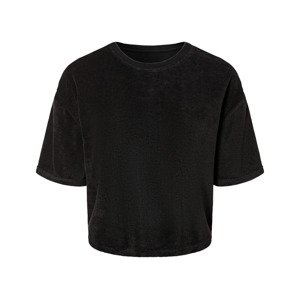 esmara® Dámské froté triko  (L (44/46), černá)