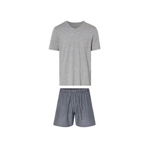 LIVERGY® Pánské pyžamo (S (44/46), zelená/šedá)