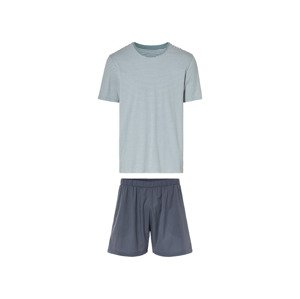 LIVERGY® Pánské pyžamo (S (44/46), zelená/modrá)