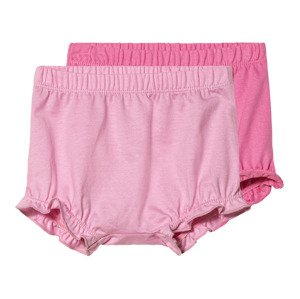 lupilu® Dívčí šortky, 2 kusy (50/56, růžová / světle růžová)