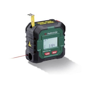 PARKSIDE® Laserový měřič vzdálenosti s měřicím pásmem PLMB 4 C2