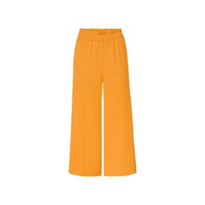esmara® Dámské kalhoty se širokými nohavicemi (XS (32/34), oranžová)