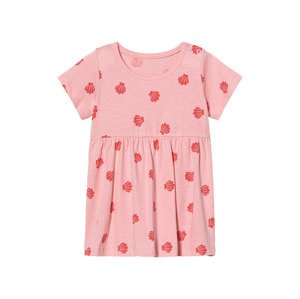 lupilu® Dívčí šaty (50/56, světle růžová)