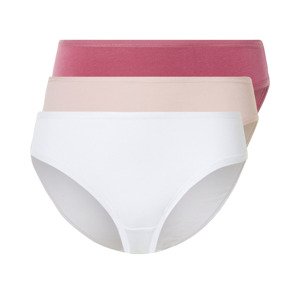 esmara® Dámské kalhotky, 3 kusy (XL (48/50), červená/růžová/bílá)