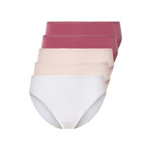 esmara® Dámské kalhotky, 5 kusů (S (36/38), červená/růžová/bílá)