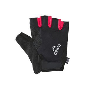 CRIVIT Dámské / Pánské cyklistické rukavice (7, růžová/černá)