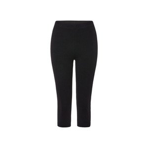 esmara® Dámské capri legíny s BIO bavlnou (XS (32/34), černá)