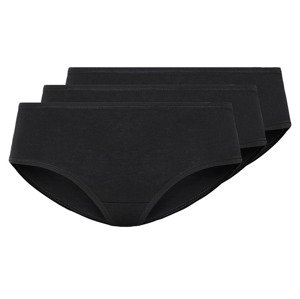 esmara® Dámské kalhotky, 3 kusy (XS (32/34), černá)