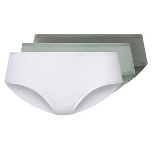 esmara® Dámské kalhotky, 3 kusy (XS (32/34), bílá/zelená/mintová)
