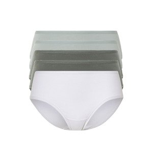esmara® Dámské kalhotky, 5 kusů (M (40/42), mintová/zelená/bílá)