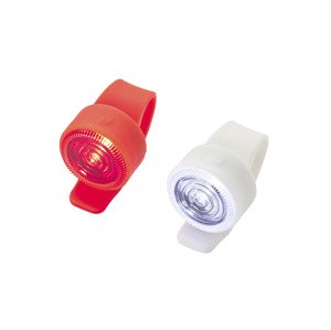 CRIVIT Silikonové LED svítidlo, 24dílná sada (červená/bílá)