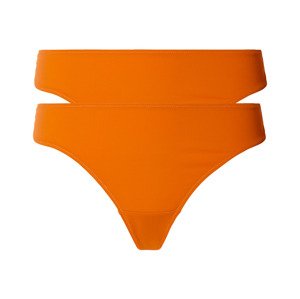esmara® Dámské krajkové kalhotky, 2 kusy (XS (32/34), oranžová)