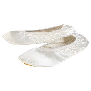 lupilu® Dětská gymnastická obuv (24/25, bílá metalická )