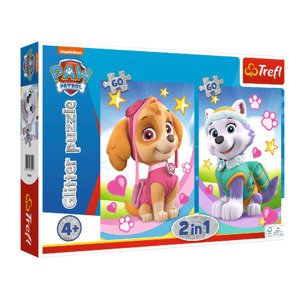Trefl Sada puzzle 2 v 1, 2x 60 dílků (Tlapková patrola)