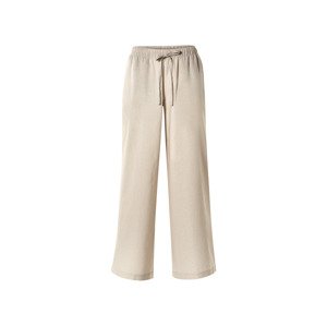 esmara® Dámské lněné kalhoty (40, béžová)