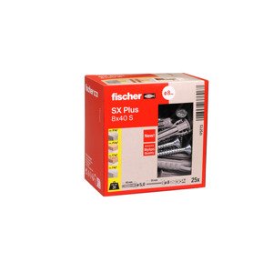 fischer Sada hmoždinek (SX Plus 8 x 40 + šrouby)