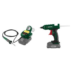 PARKSIDE® Aku pájecí stanice PLSA 20-Li C3 / Aku tavná lepicí pistole PHPA 20-Li A1 – bez akumulátoru a nabíječky