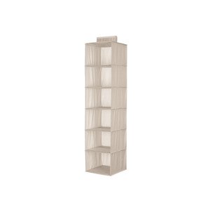 Livarno home Závěsný organizér / Organizér na boty / Obal na oděvy / Úložný box pod postel (závěsný organizér/béžová)
