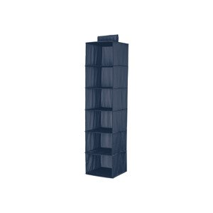 Livarno home Závěsný organizér / Organizér na boty / Obal na oděvy / Úložný box pod postel (závěsný organizér, tmavě modrá)
