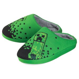 Minecraft Dětská domácí obuv (28/29, zelená)