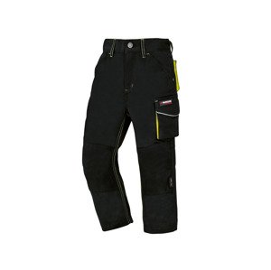 Parkside Performance® Dětské kalhoty ve vzhledu montérek (98, černá/žlutá)