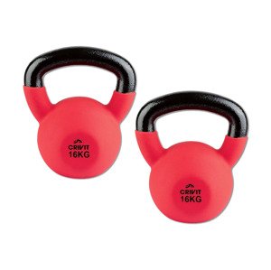 Sada kettlebellů, 16 kg, 2dílná