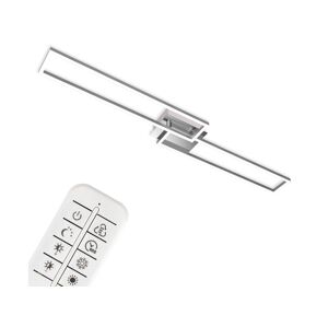Briloner Designové stropní LED svítidlo (obdélníkový (chrom))