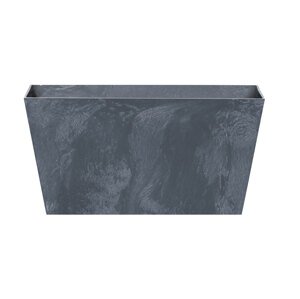Prosperplast Květináč Tubus Case Effect, antracitová (60 x 32,4 x 30 cm, antracitová)