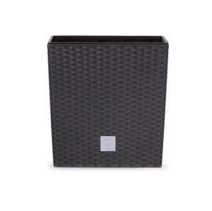 Prosperplast Květináč Rato Low (antracitová, 320x320x325)