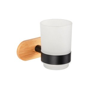 Wenko Koupelnová sada Orea Bamboo Turbo-Loc® (kelímek na čištění zubů)