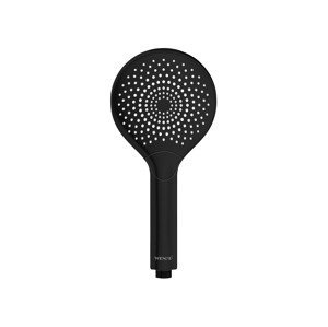 Wenko Sprchová hlavice Watersaving (černá, matná, Ø 12 cm)