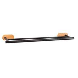 Wenko Turbo-Loc® Držák na ručníky Orea Bamboo (Duo 60 cm)