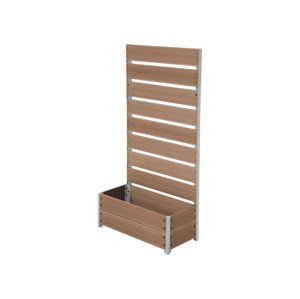 dobar Květinový truhlík s mřížkou (teak)