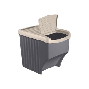 Livarno home Recyklační stanice, 22 l (béžová)