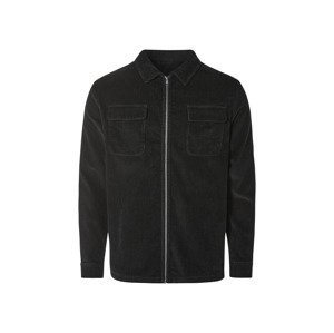 Livergy® Pánská manšestrová bunda (L (52/54), černá)